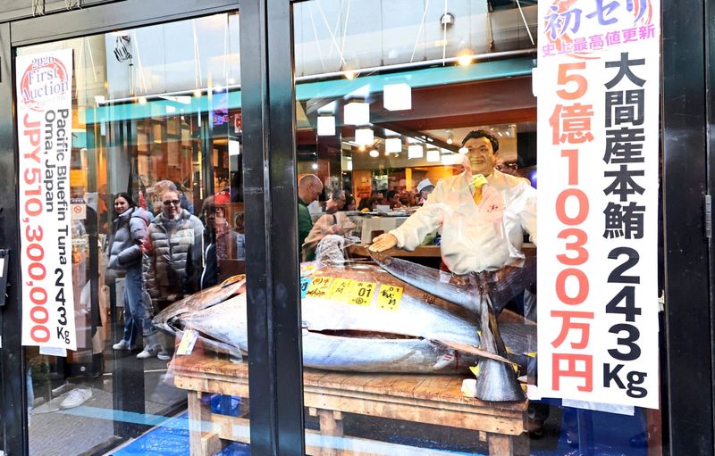 Rekordpreis von 2,8 Millionen Euro für Thunfisch in Tokio