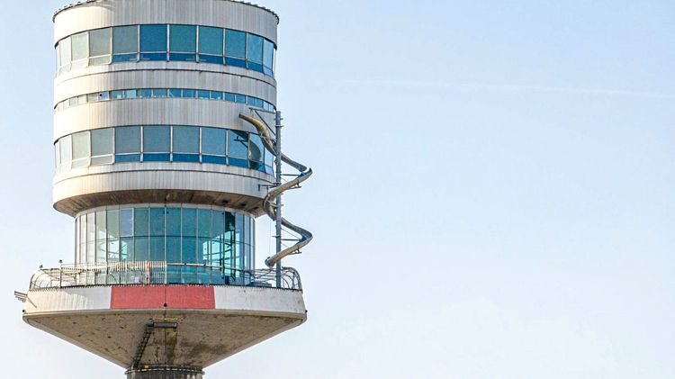 Wiener Donauturm erhält eine Rutsche in 165 Metern Höhe