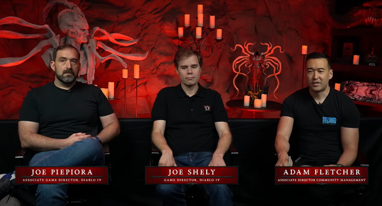 Drei Entwickler von Diablo 4