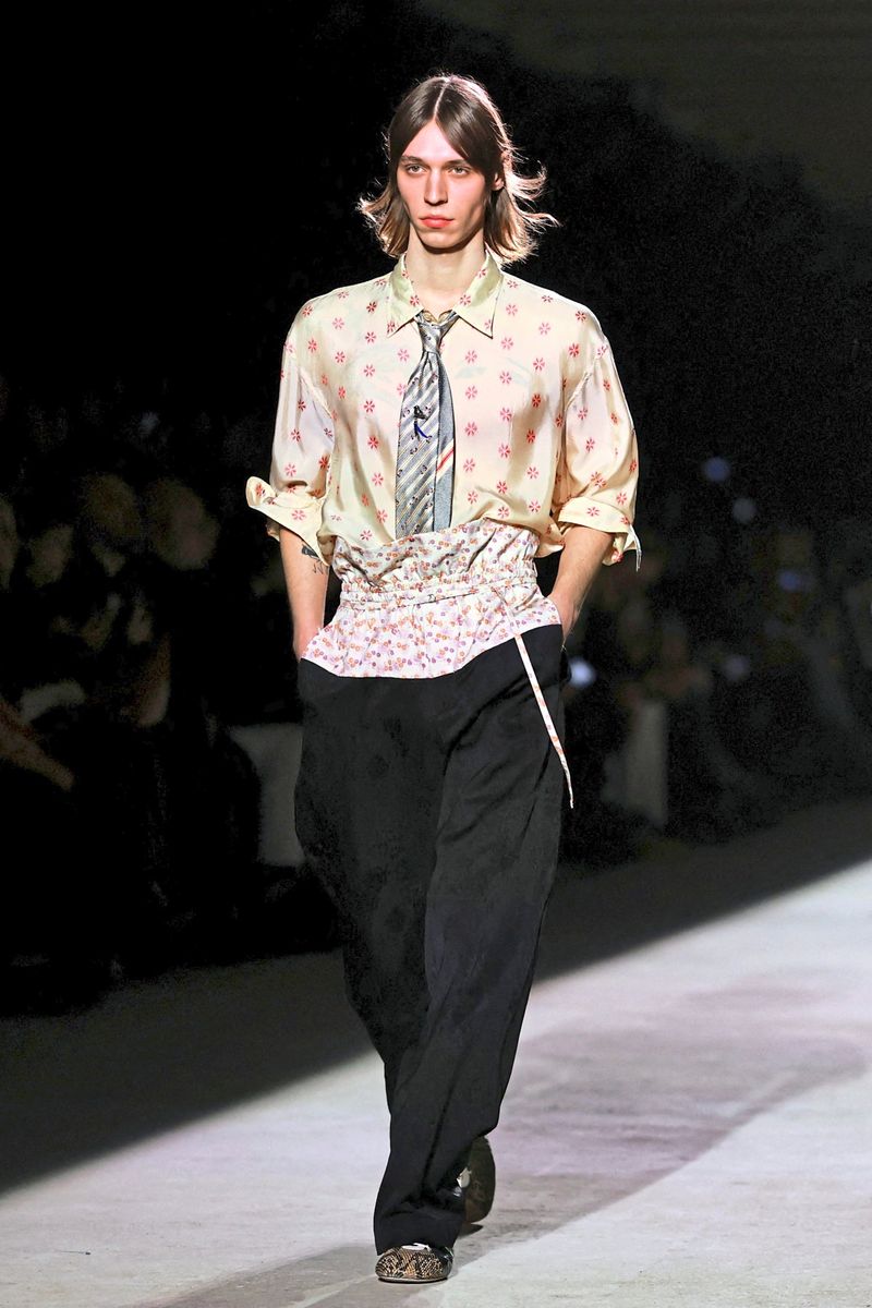 Rock und Krawatte? Zehn Beobachtungen von der Männermodewoche in Paris