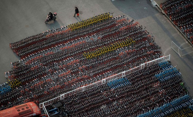 Was mit Obike- und Ofo-Rädern passiert: Chinas riesige Fahrradfriedhöfe -  IT-Business -  › Web
