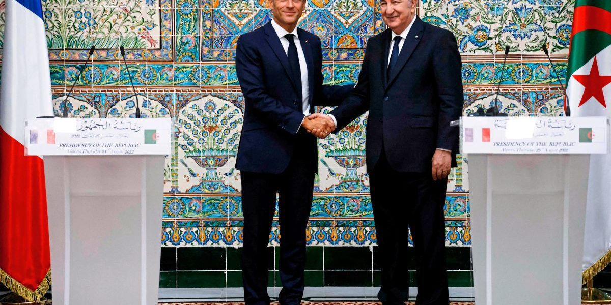 France And Algeria Working On Common Future Algeria TIme News   Macron 