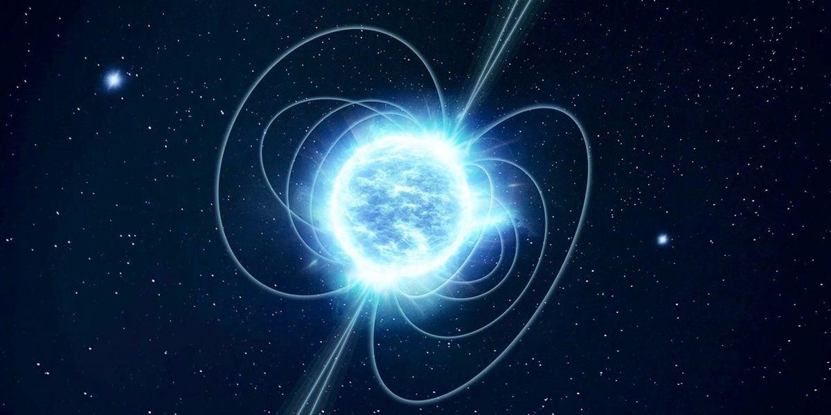 Ein Magnetar erzeugte in einem Augenblick einen Planeten aus Metallen