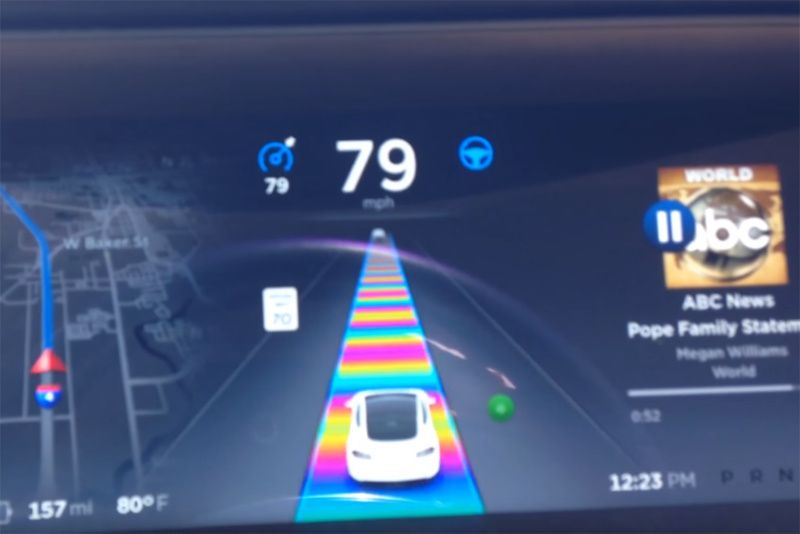 Tesla packt "Mario Kart"EasterEgg in seine Autos Games