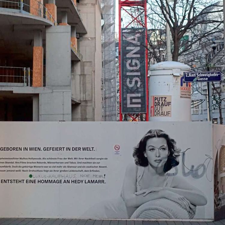Die Memorabilien und der Name der Hollywood-Diva Hedy Lamarr sollten in René Benkos Shoppingcenter ausgestellt und verwertet werden. Daraus wird eher nichts.