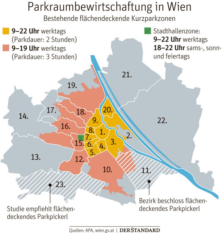Parkscheine in Wien werden 2023 teurer: Alle Infos zu Preisen, Zonen und  Umtausch - Parken Wien 