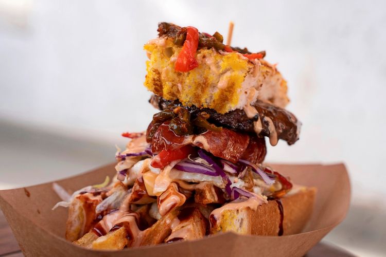 Ein beliebtes Streetfood-Gericht aus Johannesburg, das vor Ort als 
