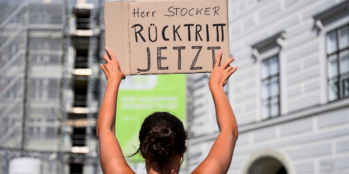 Mit Streikaufruf gegen Stockers "Schande"