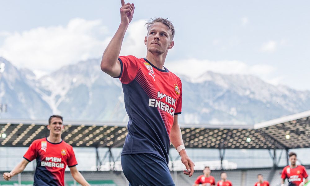 Rapid win the play-off first leg at WSG Tirol 2-1 – Bundesliga