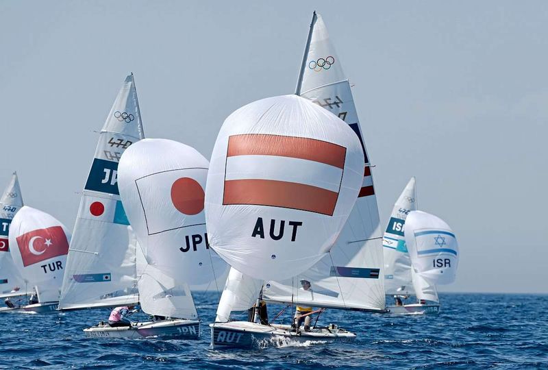 Segelduo Vadlau/Mähr auf Goldkurs. Sie gehen als Führende ins Medal Race