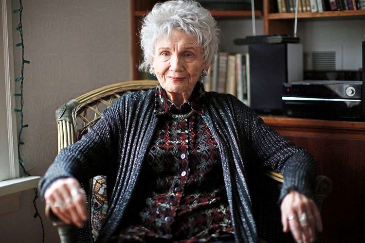 Die kanadische Literatur-Nobelpreisträgerin Alice Munro