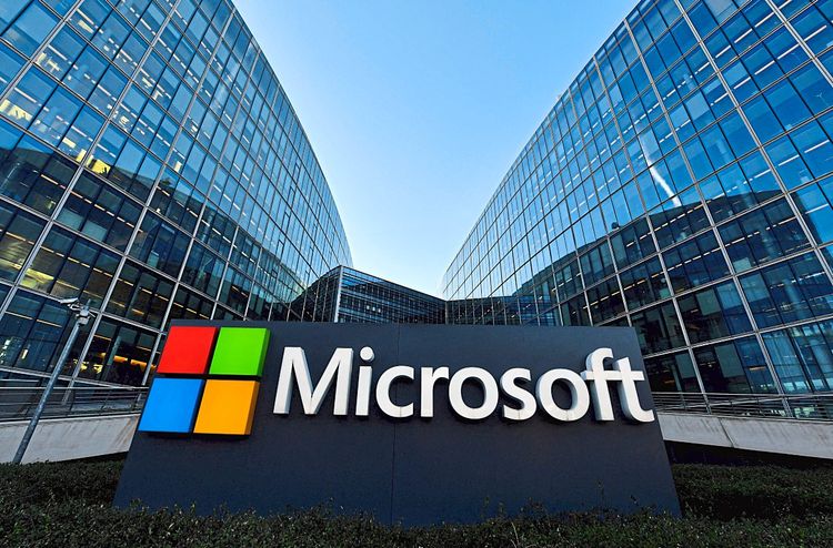 Das Bild zeigt ein Logo von Microsoft.