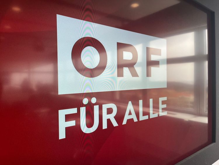 ORF für alle-Logo im ORF-Zentrum