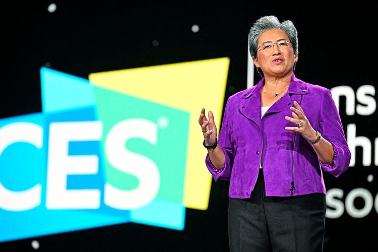 Das Bild zeigt AMD CEO Lisa Su