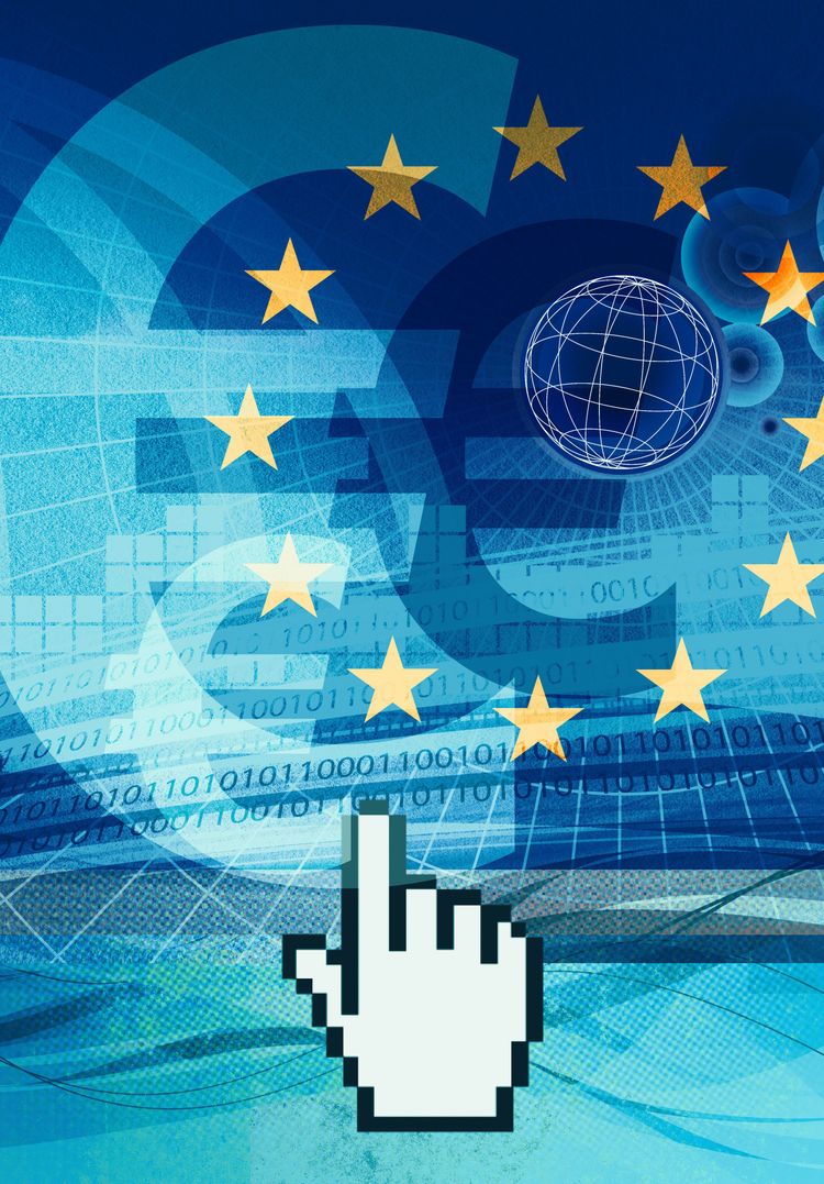 Digitalisierung, Währung, Euro