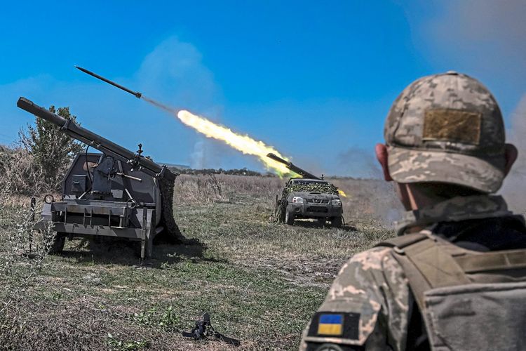 Ukrainischer Raketenwerfer