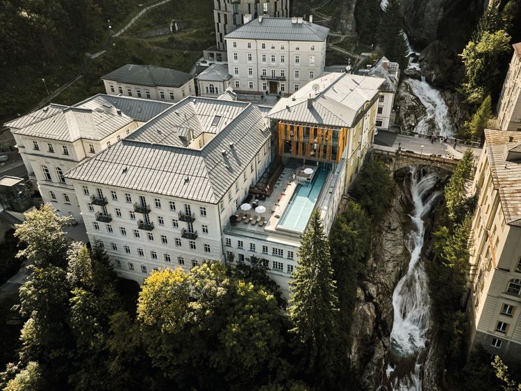 Gasteiner Wasserfall, Hotel Straubinger