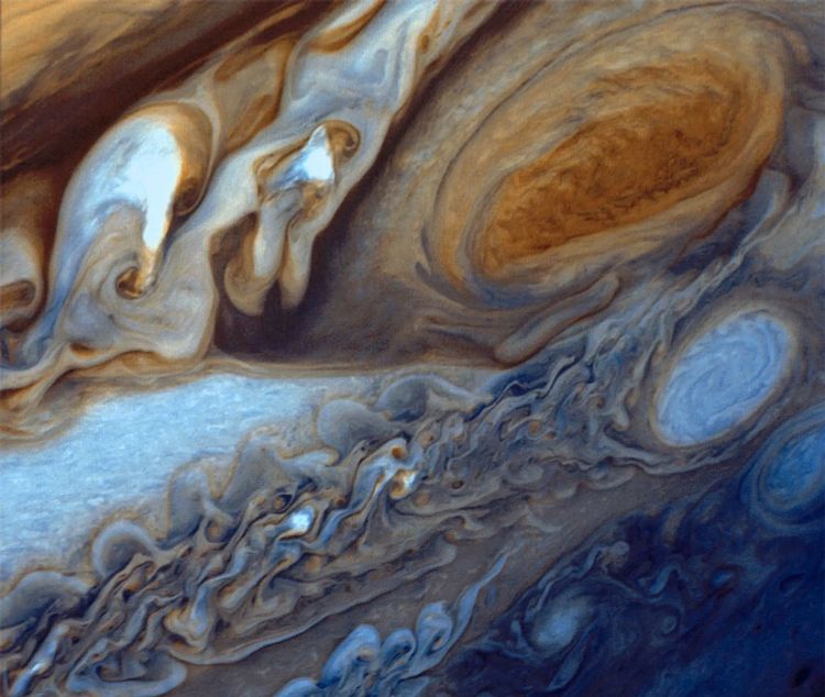 Jupiter Voyager 1 Großer Roter Fleck