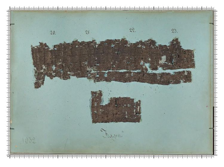 Fragmente aus der Bibliothek von Herculaneum