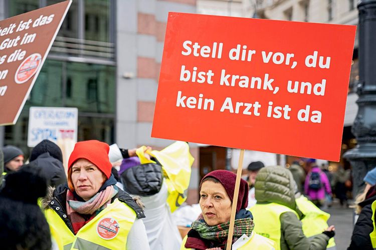 Ärzte-Demo in Wien