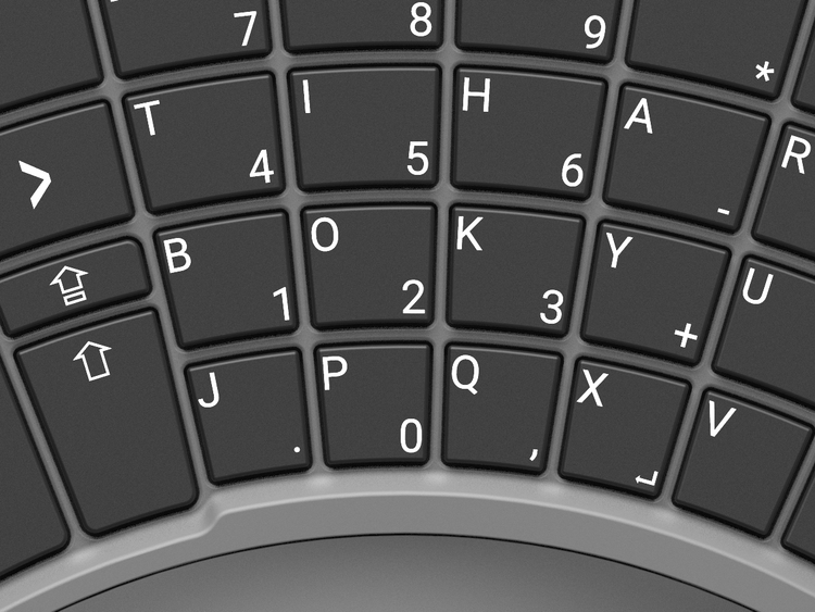 Tipy-Tastatur, Einhand-Tastatur