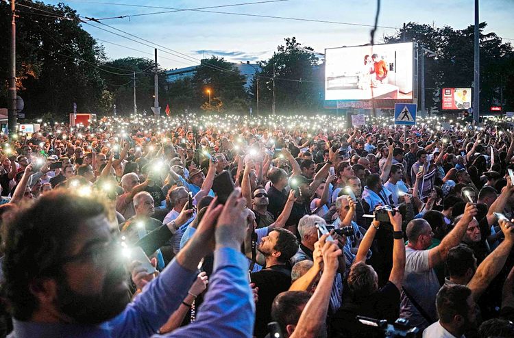 Proteste in Serbien gegen Gewalt