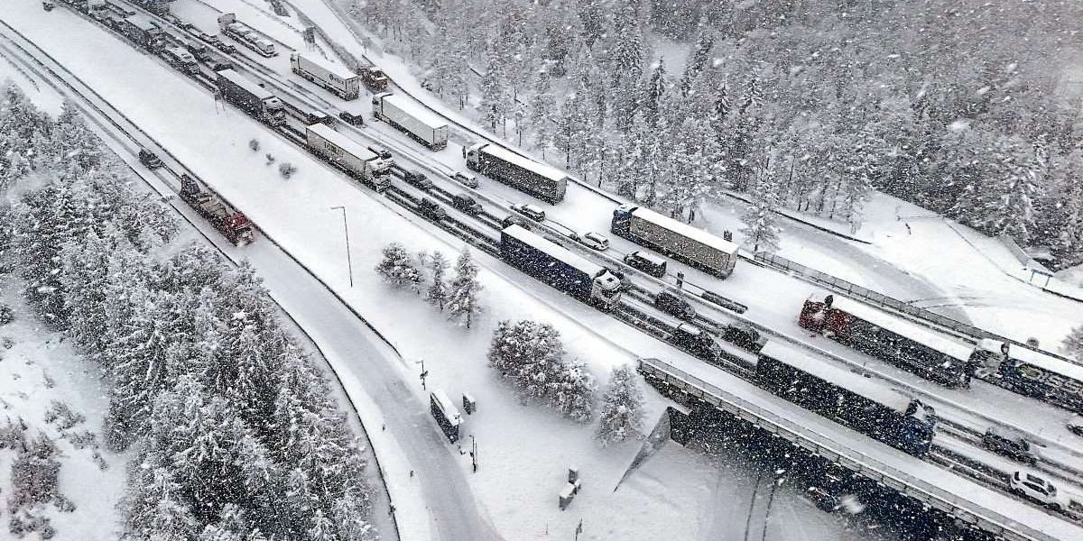 Political discussion after truck snow chaos on the Tyrolean Brenner motorway – traffic