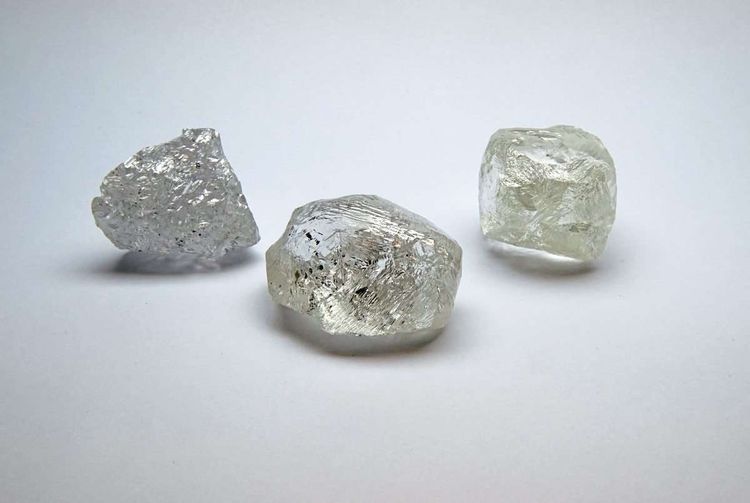 Diamanten, Rohdiamanten