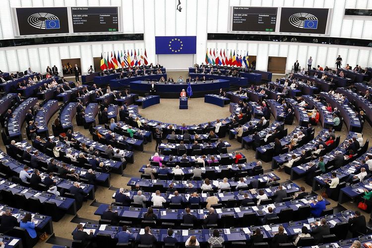 Das Europäische Parlament bei der jüngsten 