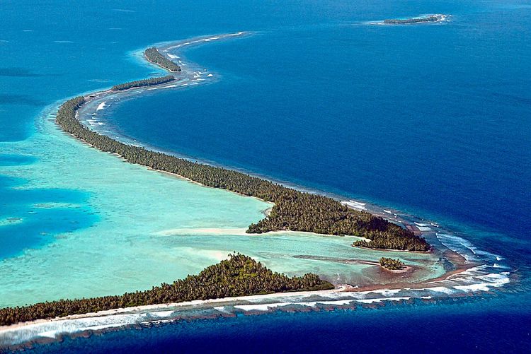 Tuvalu im Pazifik.