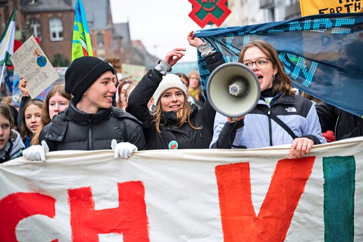 Aktuelle Proteste für mehr Klimaschutz.