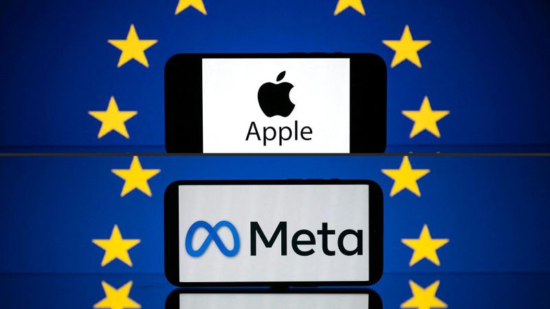 Meta und Apple müssen 700 Millionen Euro Strafe in der EU zahlen