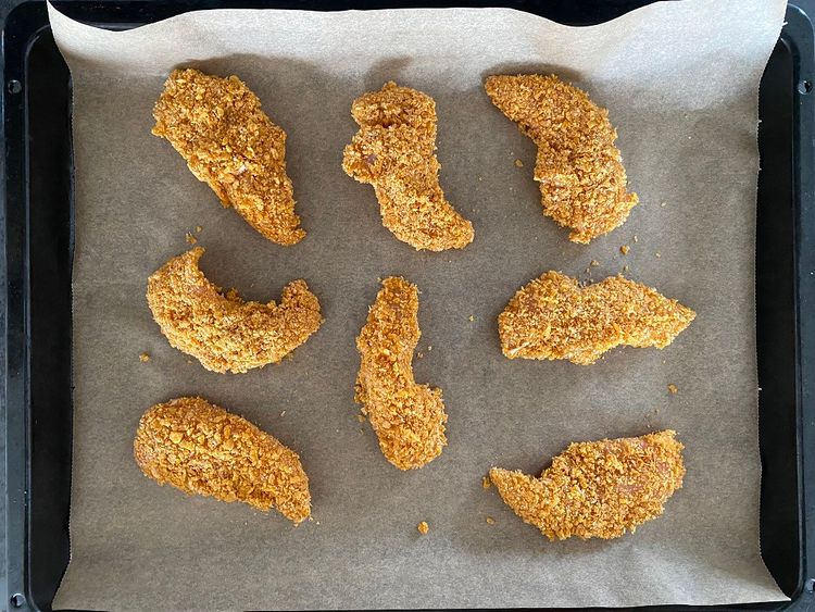 Rezept für Baked Hot Honey Chicken – gebackenes Hendl mit scharfer ...