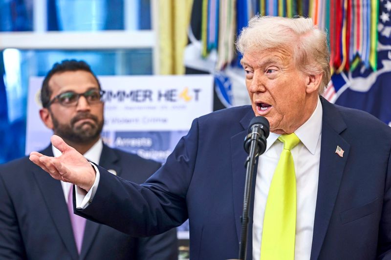 Trump dementiert Bericht, wonach FBI-Chef Patel abgelöst werden könnte