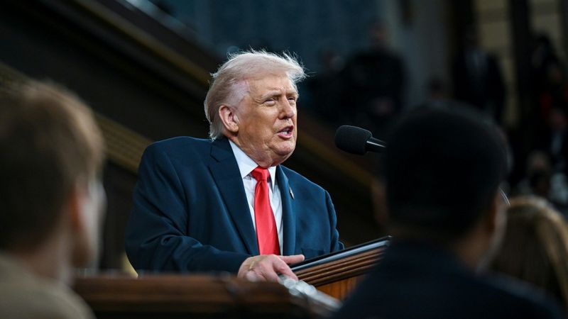 Das war Trumps erste "State of the Union"-Rede in der zweiten Amtszeit