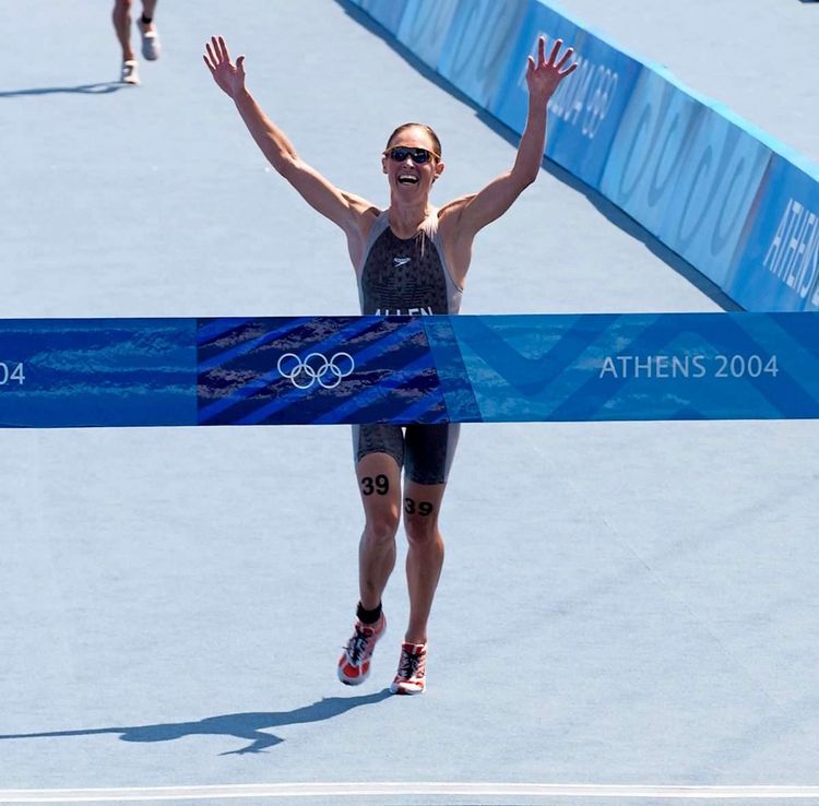 Kate Allen 2004 Athen Triathlon Olympische Spiele