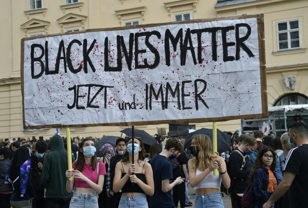 50.000 Demonstranten Bei Black-Lives-Matter-Protest In Wien - Wien ...