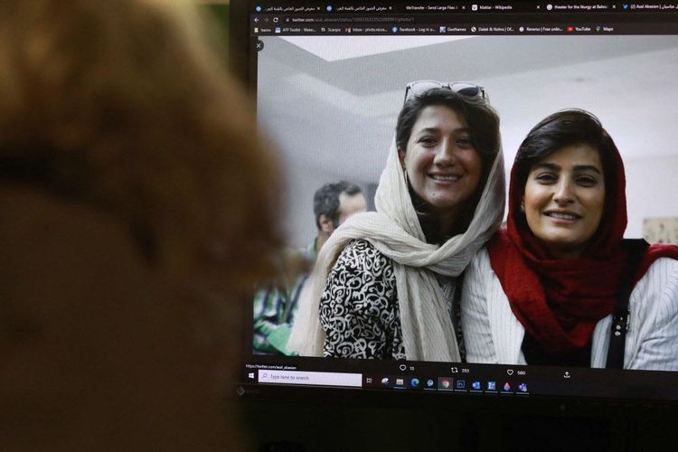 Die preisgekrönten iranischen Journalistinnen Niloufar Hamedi und Elaheh Mohammadi.