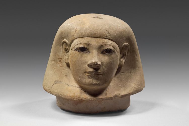 Senetnay ägyptische Mumie Bestattung Kanope