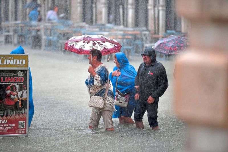 Unwetter setzten dem Sommer an der Adria ein jähes Ende