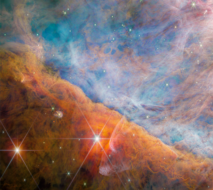 Orionnebel, James Webb Weltraumteleskop