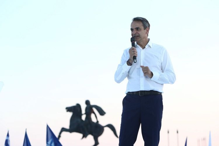 Kyriakos Mitsotakis, griechischer Regierungschef und Vorsitzender der konservativen Nea Dimokratia, blickt der anstehenden Neuwahl gelassen entgegen.