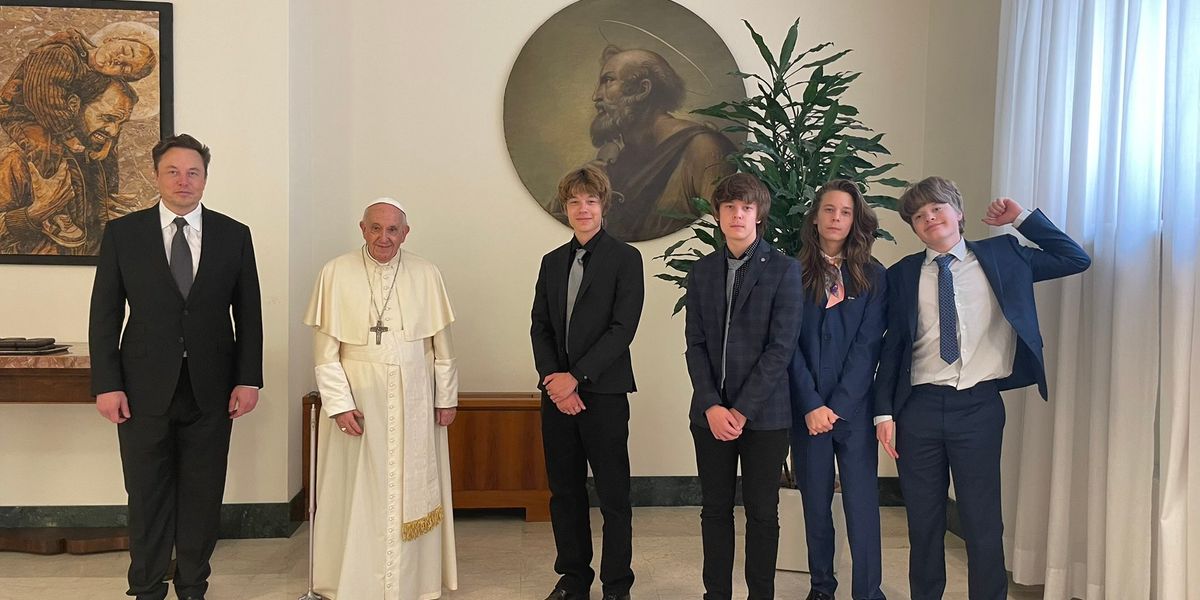 Papst traf Musk im Vatikan