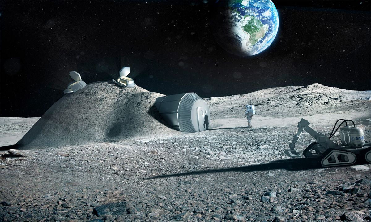 Konzept zum Bergbau auf dem Mond von der Montanuni Leoben - Raum - derStandard.de › Wissen und ...