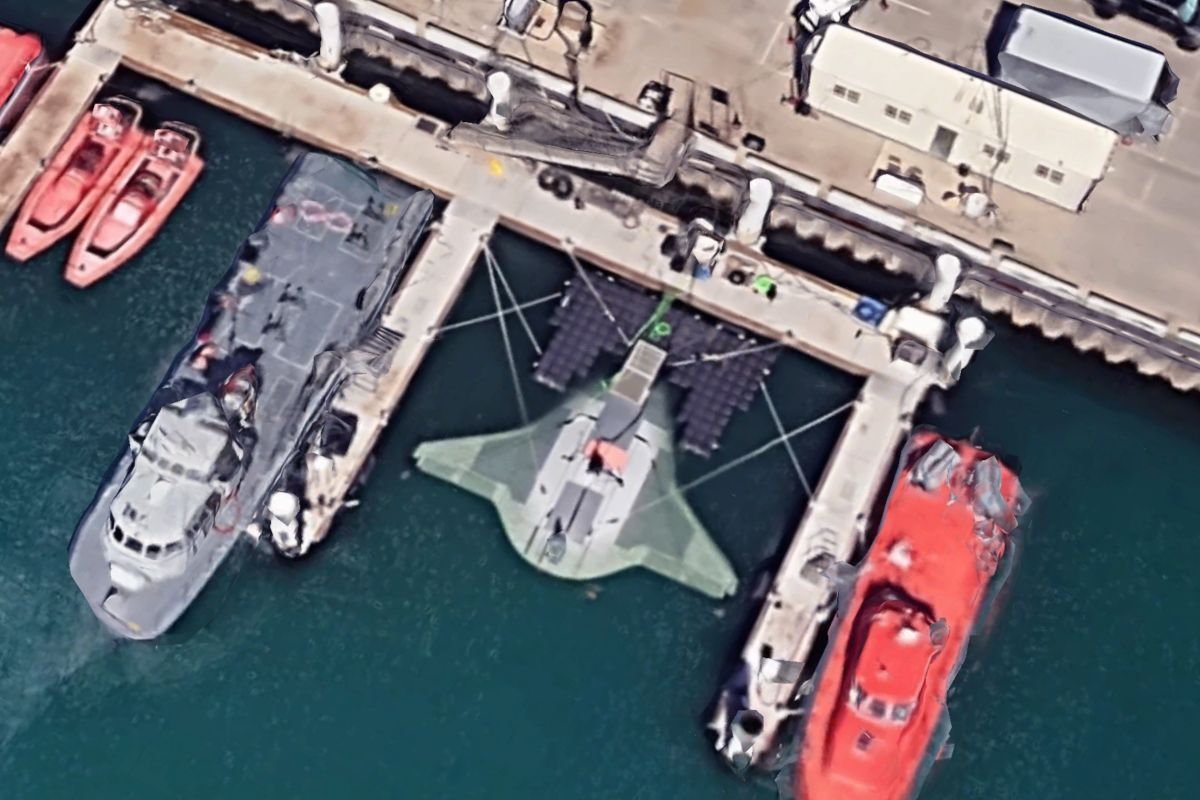 Manta Ray: Die neue US-Seekriegsdrohne ist ganz offen auf Google Maps