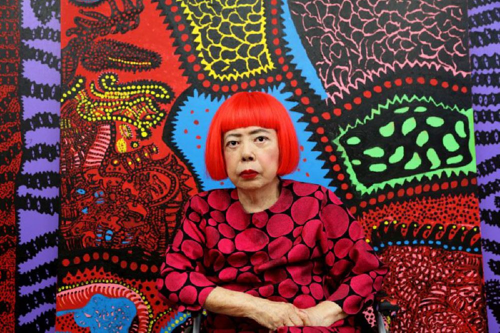 Yayoi Kusamas wunderbare Welt der tanzenden "Big Points" - Bildende Kunst - derStandard.de › Kultur