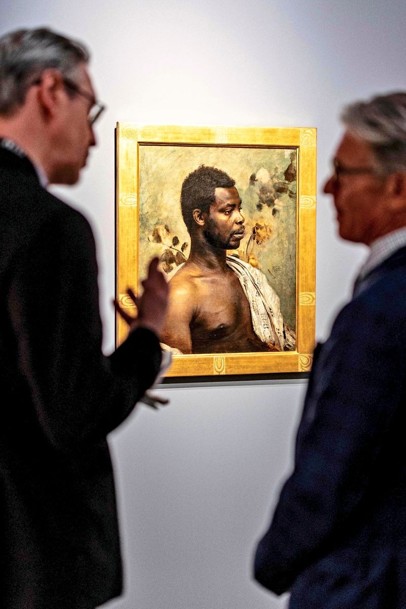 Klimts afrikanischen Prinzen kann man nur in Wien "verifizieren"? Unsinn!