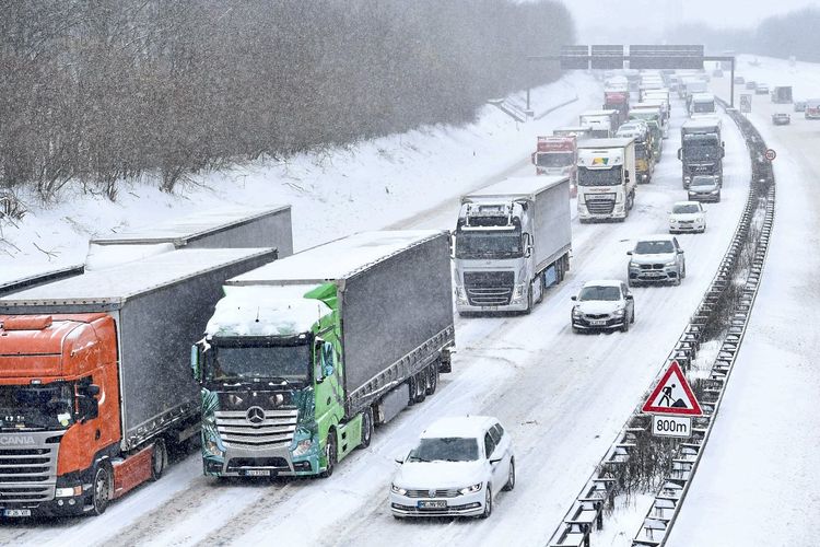 Schne Stau A 10 Fotos