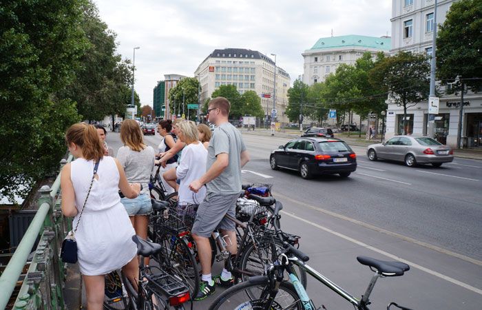 Pedal Power Stadtführung auf dem Rad Fahrrad