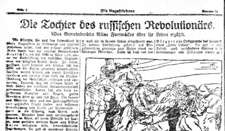 Zeitungausschnitt mit Titelzeile